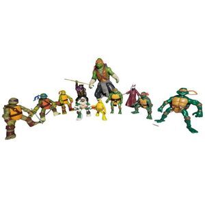 Large Lot Of Teenage Mutant Ninja Turtles Figures.  1992 through 2014